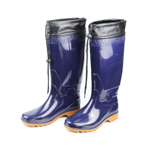pvc rubber boots with cuff